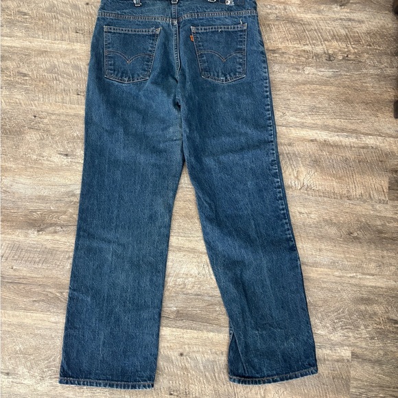 Levi's Vintage Orange Tag Dark Wash Denim Jeans Size 34” waist 29” leg. - Picture 3 of 5
